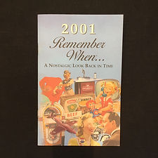 2001 Remember When Kardlet front cover view