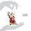 Thumbnail: Pickleball Santa Ornament scale image