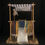 Thumbnail: Nativity Village Rug Tent with Loom Accessory rear view