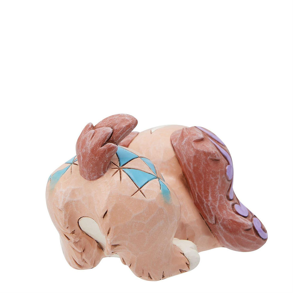 Lady Mini jim shore figurine rear view