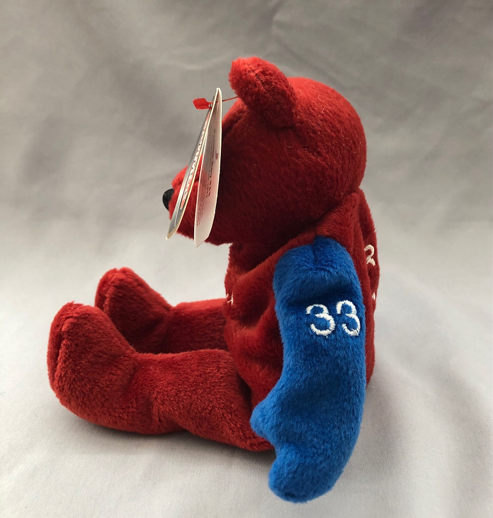 Thumbnail: Avlanche plush bear Patrick Roy side view