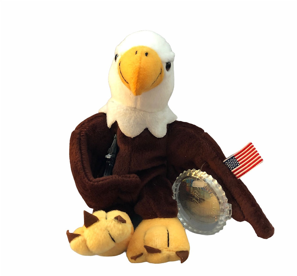 Thumbnail: Eagle plush front view