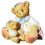 Thumbnail: Cherished Teddies Dr. Darlene Makebetter, CT004 - 1998 Membear Figurine front view