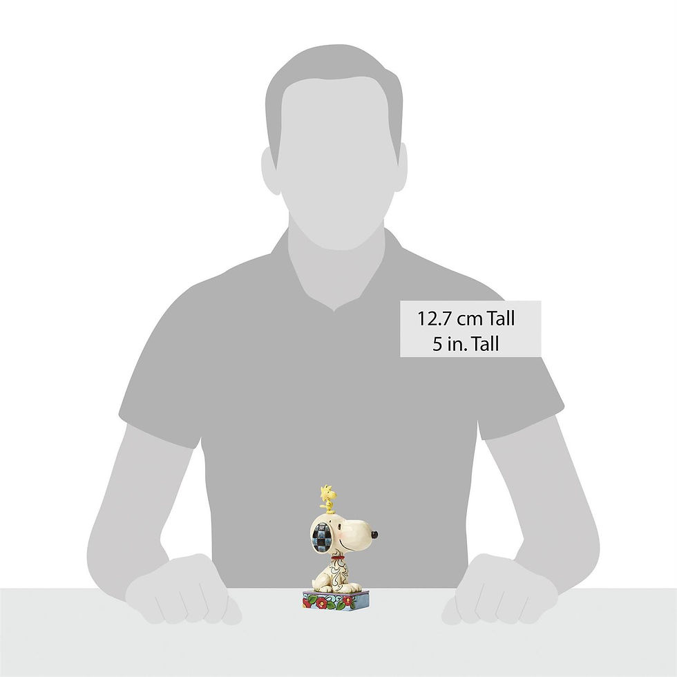 Thumbnail: Snoopy and Woodstock figurine scale image