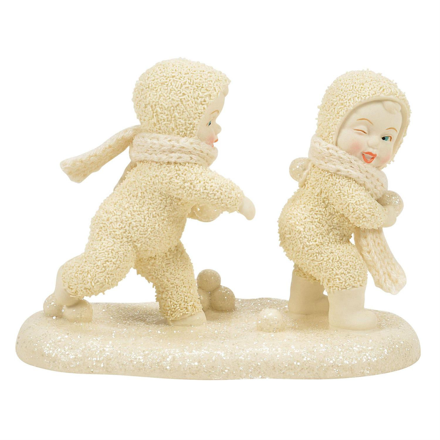 snowbabies figurine front view