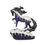 Thumbnail: trail of the painted ponies frosted black magic horse figurine rear view