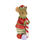 Thumbnail: Gumdrop Golfing heart of christmas mouse with candycane figurine front view