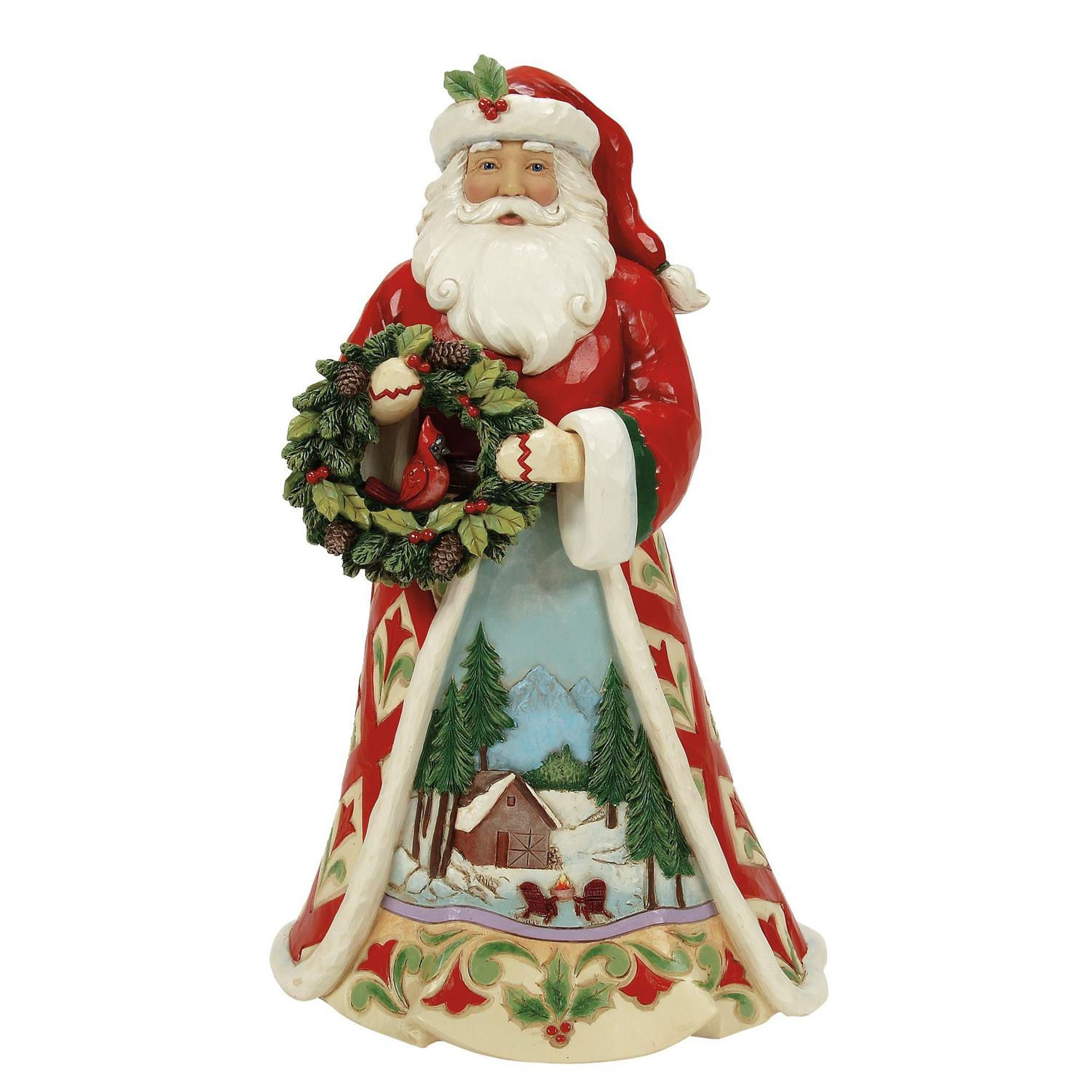 lodge santa figurine front view