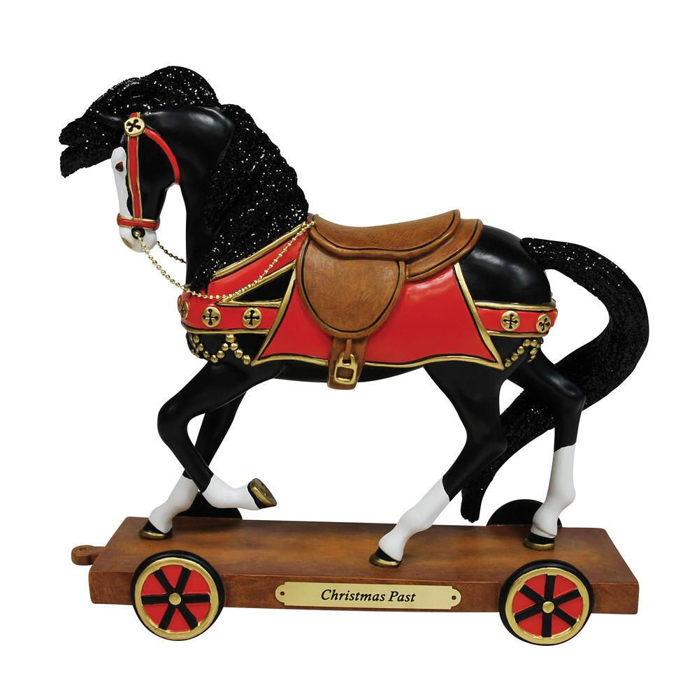 christmas past horse figurine front view