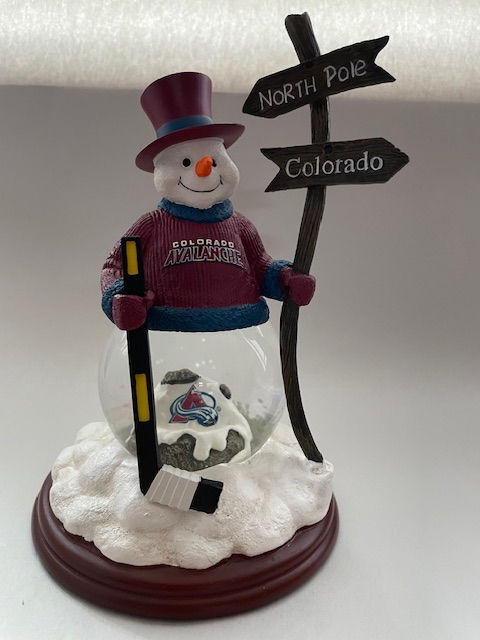 Thumbnail: Colorado Avalanche Snowman by The Memory Company front view