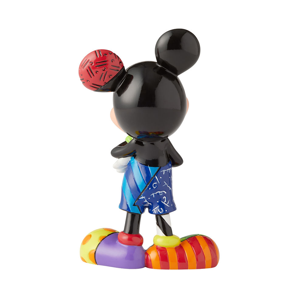 britto mickey mouse figurine rear view