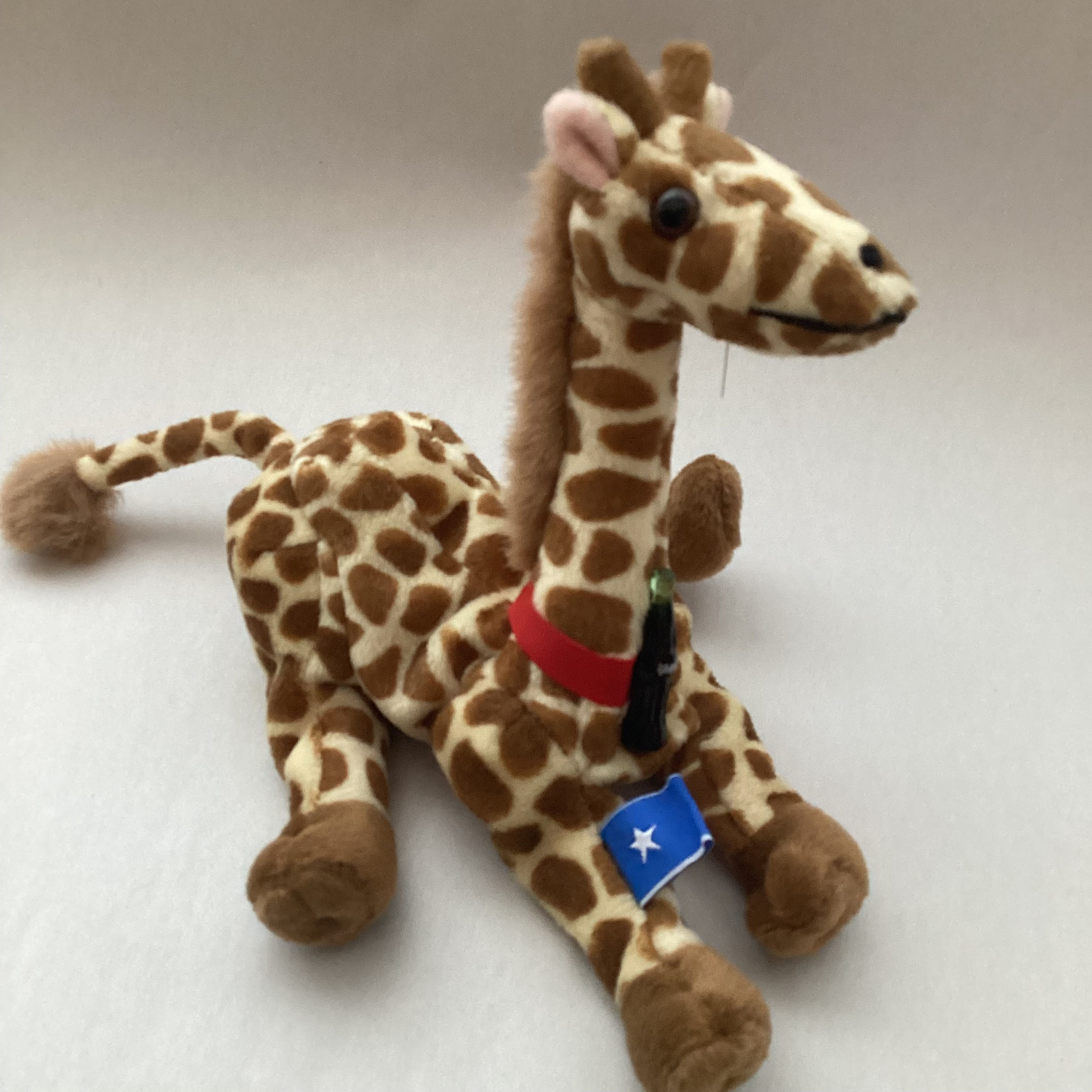 Cavanagh Coca-Cola Plush - RiffRaff the Coke Giraffe Representing Somalia 0224