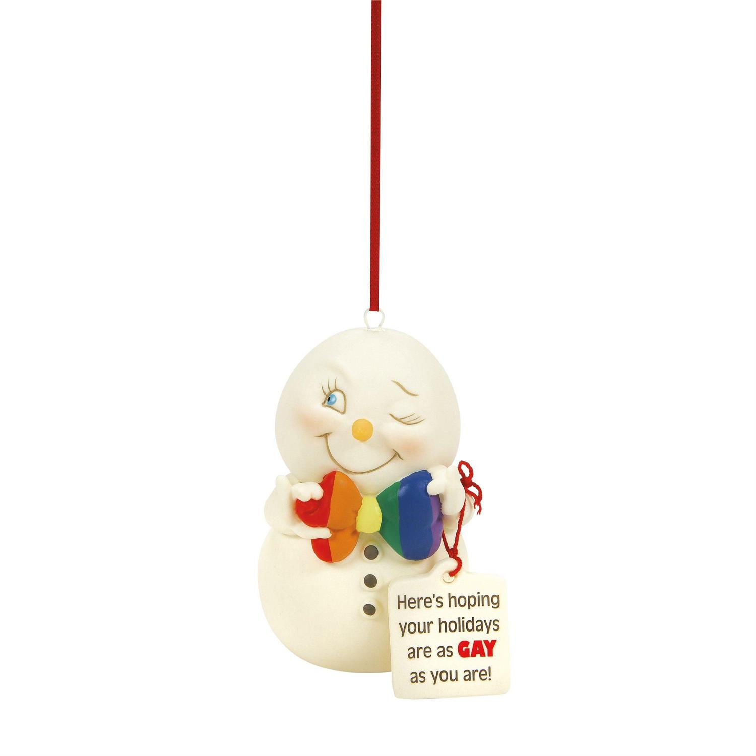 snowpinion ornament front view