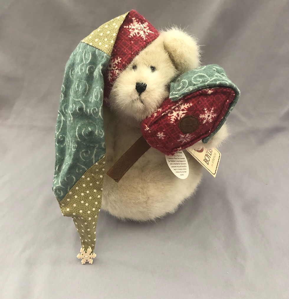 Thumbnail: Sven Snowbert Boyds Bear Snowman Plush front view