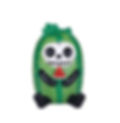 Watermelon furrybones figurine front view