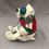 Thumbnail: Coca-Cola Plush Polar Bear in Ski Outfit side view