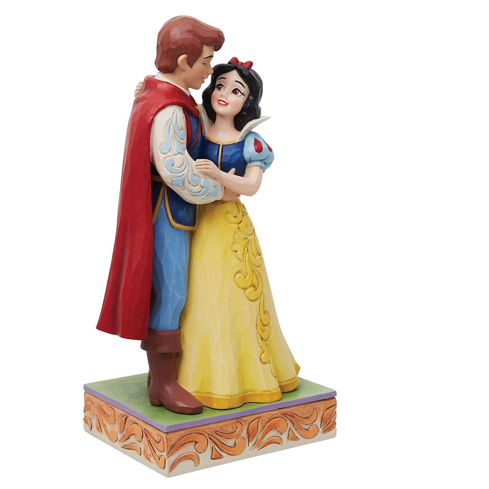Thumbnail: Prince Phillip embracing Snow White angled view