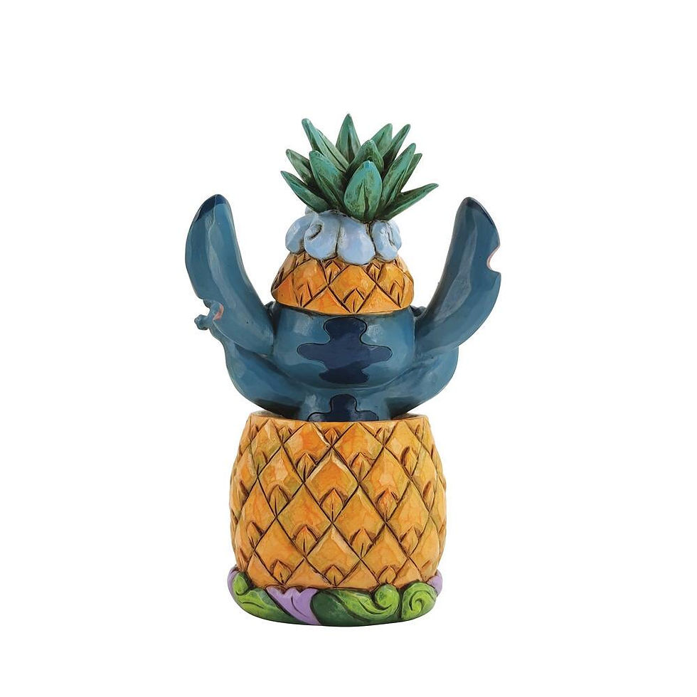 Pinapple Pal stitch figurine rear view