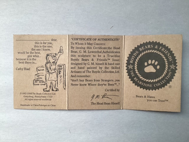 Thumbnail: Deep Part of the Boyd Bears & Friends™ Collection      Item 2436