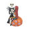 Thumbnail: jim shore disney Jack & Sally on Pumpkin figurine side view