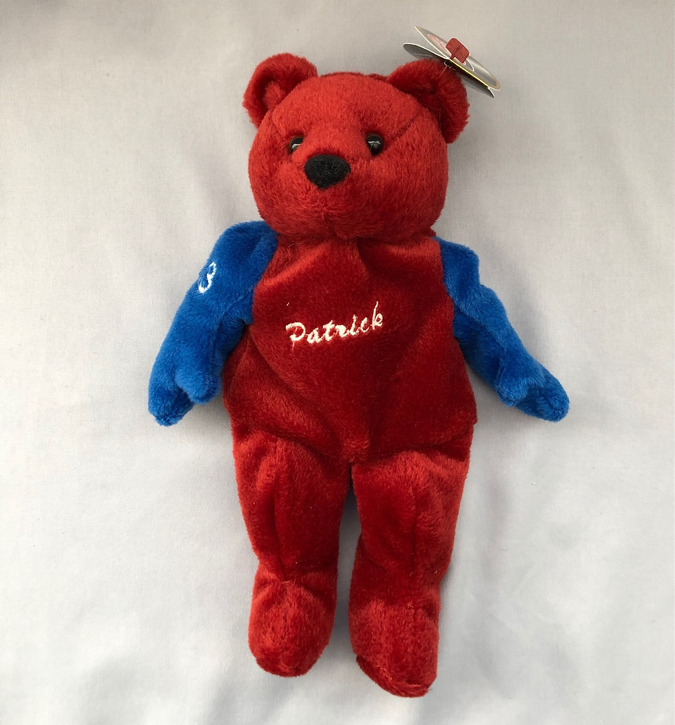 Thumbnail: Avlanche plush bear Patrick Roy front view