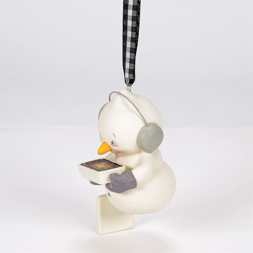 Thumbnail: snowman ornament side view