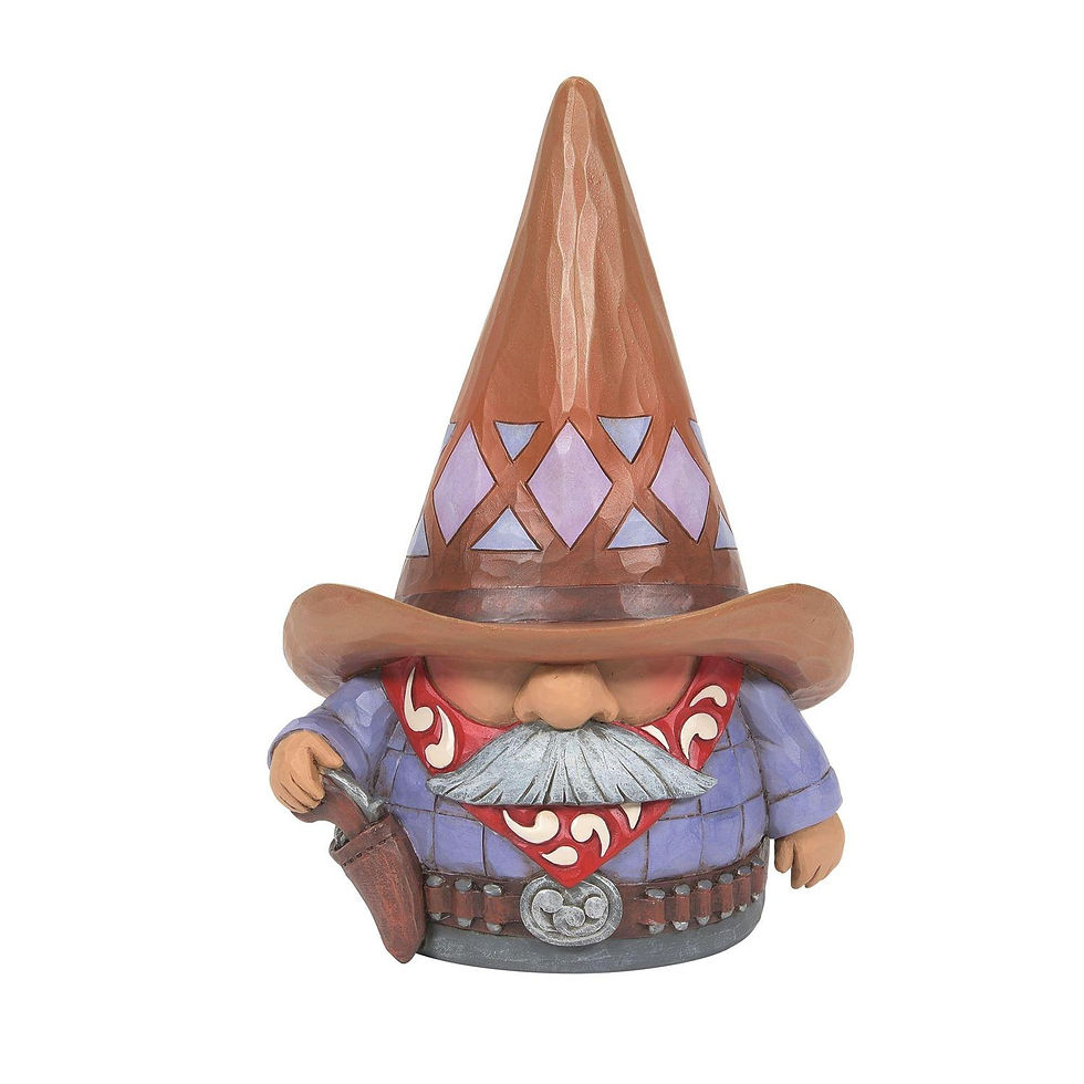 Jim Shore Heartwood Creek Cowboy Gnome figurine front view