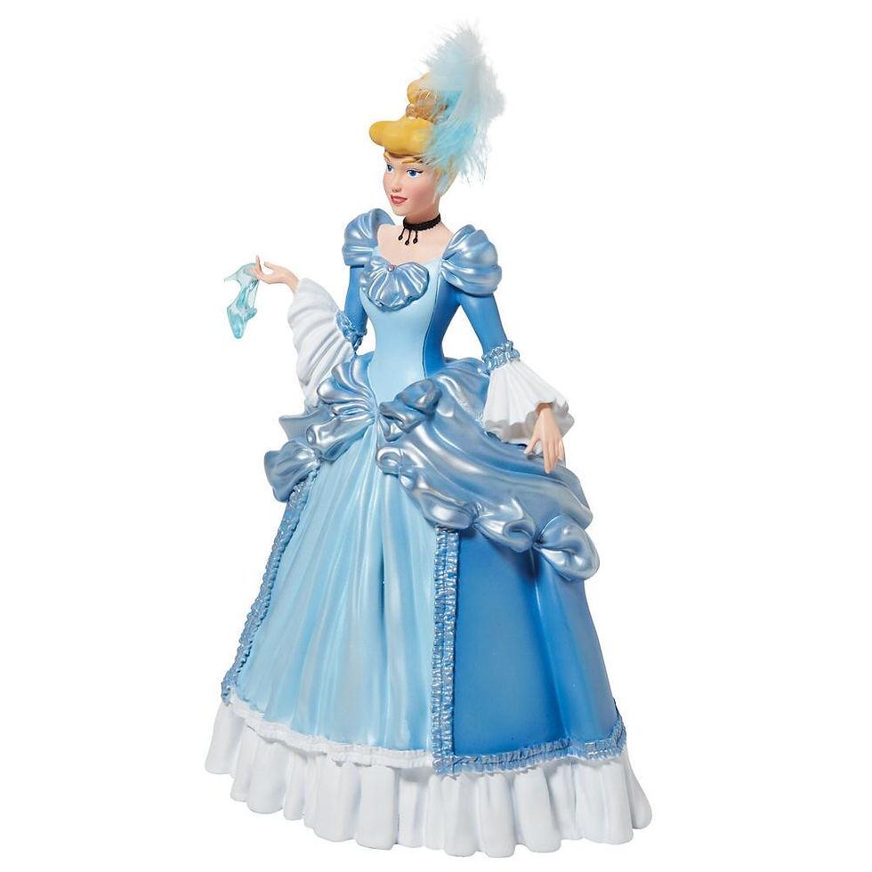 Rococo Cinderella figurine front view