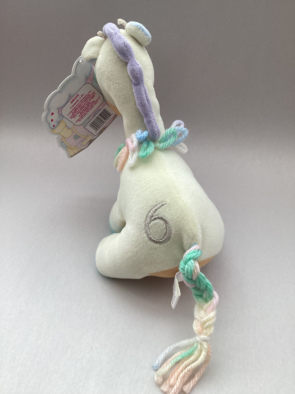 Thumbnail: Tender Tails Plush Yellow Giraffe 60021