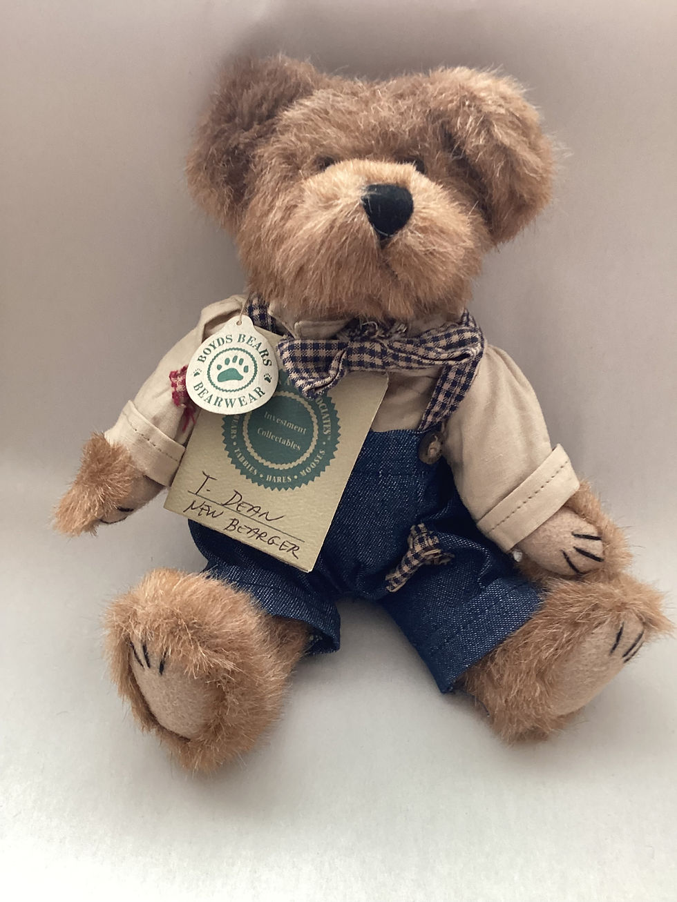 Boyds Bears & Friends Plush - T. Dean Newbearger 94865GCC