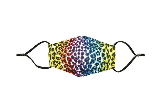 One - Kid's Rainbow Cheetah Style - Care Cover Face Mask