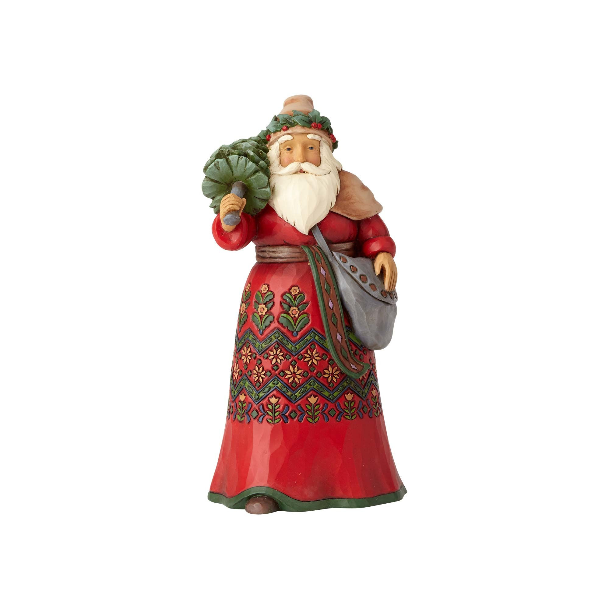 4058791 Jim Shore  International Swedish Santa front view