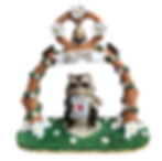 82108 Dean Griff Charming Tail racoon wedding arch front view