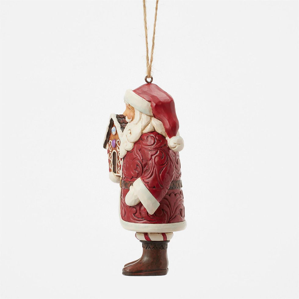 Thumbnail: santa ornament side view