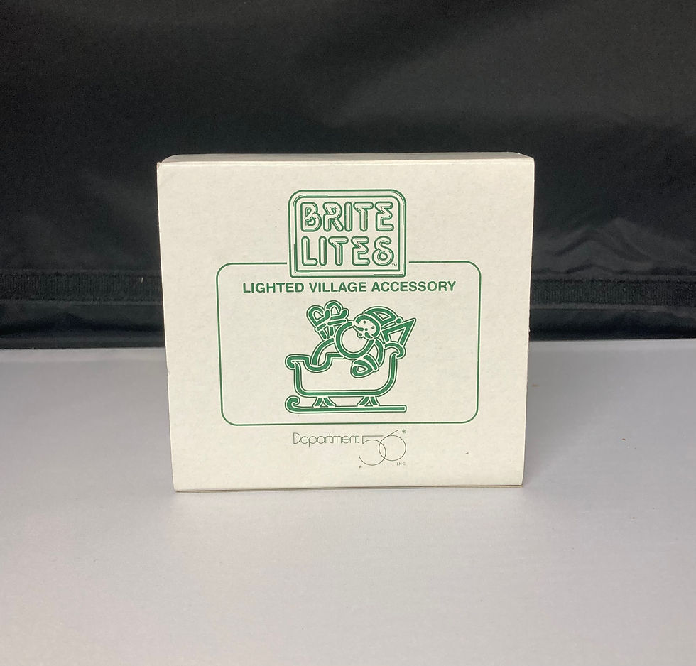 department 56 lighted santa accessory front view