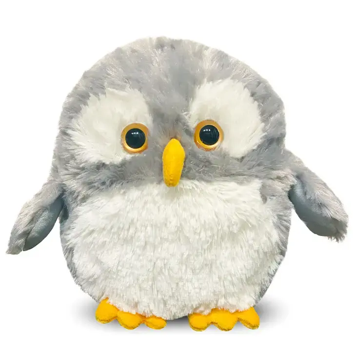 plush owl front view