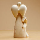 November Birthstone Angel figurine rear view