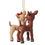 Thumbnail: Love is Sweet rudolph and clarice ornament rear view