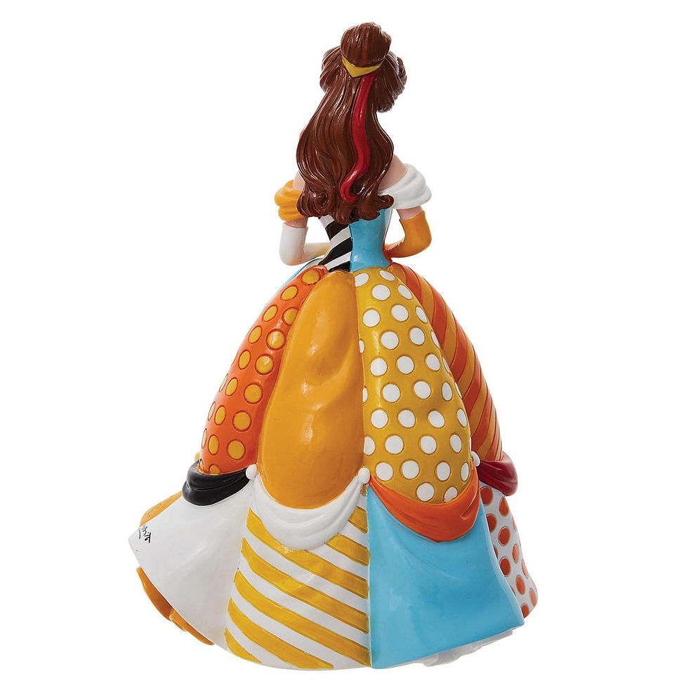 Thumbnail: Romero Britto Belle figurine rear view