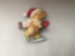 Cherished Teddies Ice Skating Bear Ornament DATED 1995