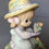 Thumbnail: Lord Let Our Friendship Bloom precious moments girl figurine close up frontview