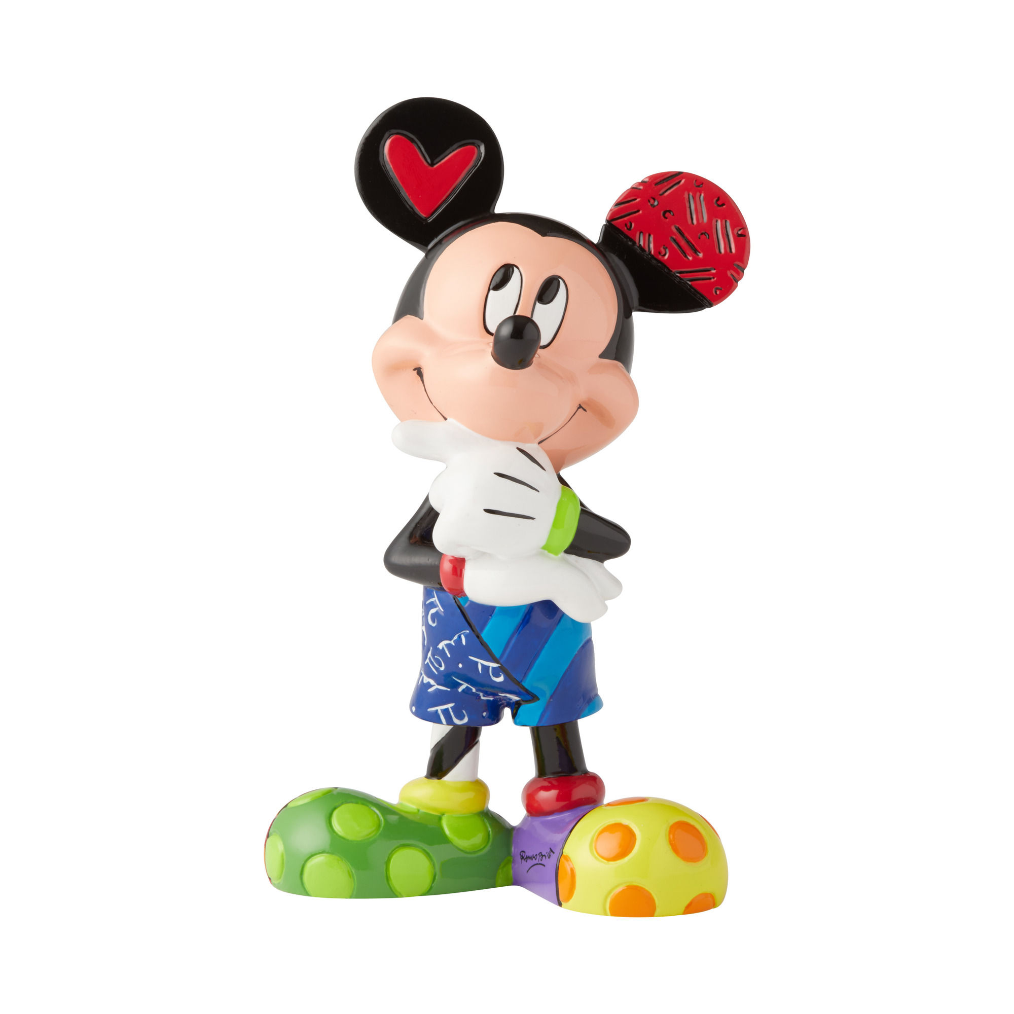 britto mickey mouse figurine front view