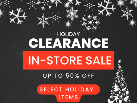 Holiday Clearance Sale