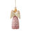 Thumbnail: The Rose Pink Angel Ornament rear view
