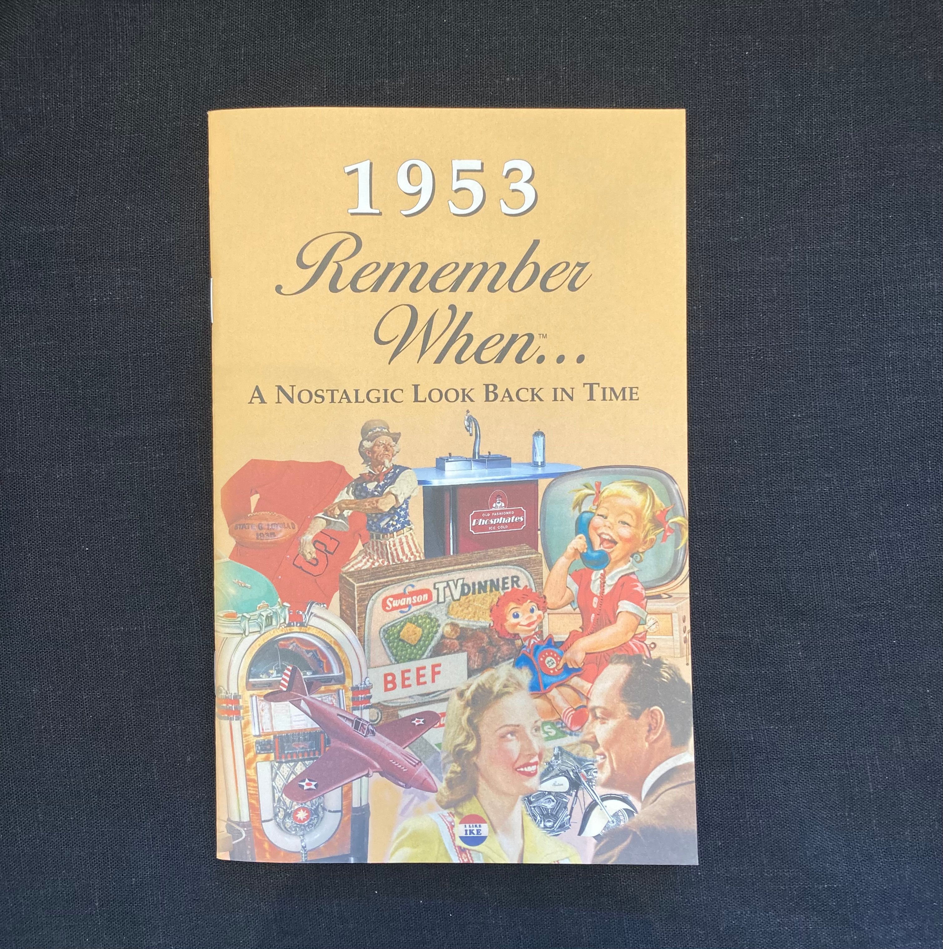 1953 Remember When Kardlet front cover view