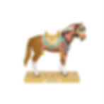 trail of the painted ponies horse figurine front view