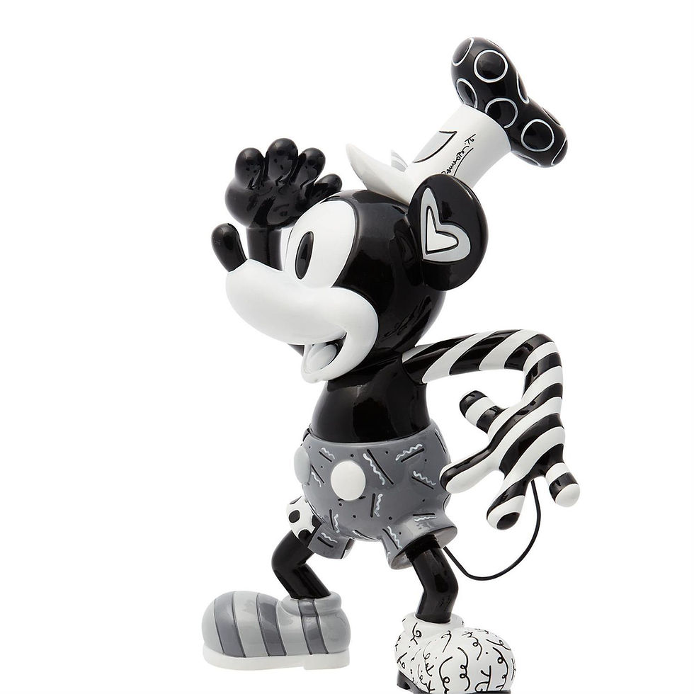 Thumbnail: britto Steamboat Willie figurine side view