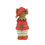 Thumbnail: Gumdrop Golfing heart of christmas mouse with candycane figurine rear view