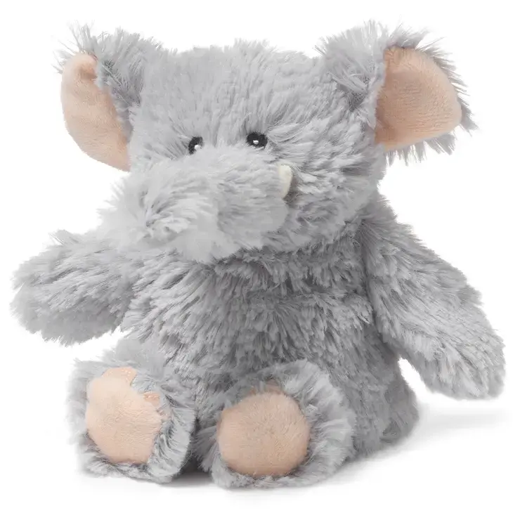 plush warmies junior elephant front view
