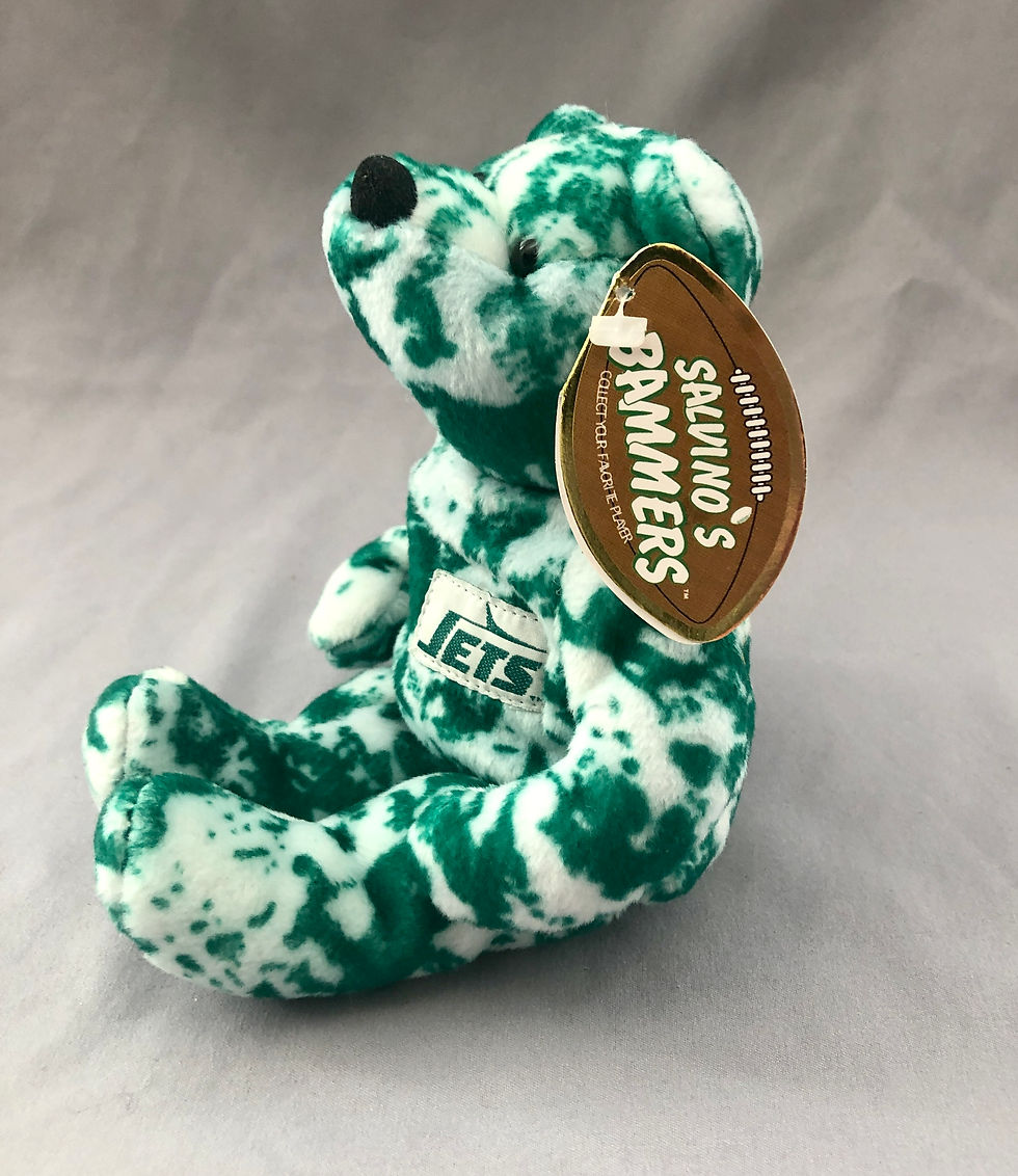 Thumbnail: Joe Namath #12 Plush Bear left side view